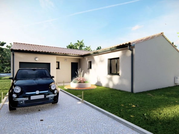 Maison individuelle neuve à Buzet-sur-Tarn avec 3 chambres et garage