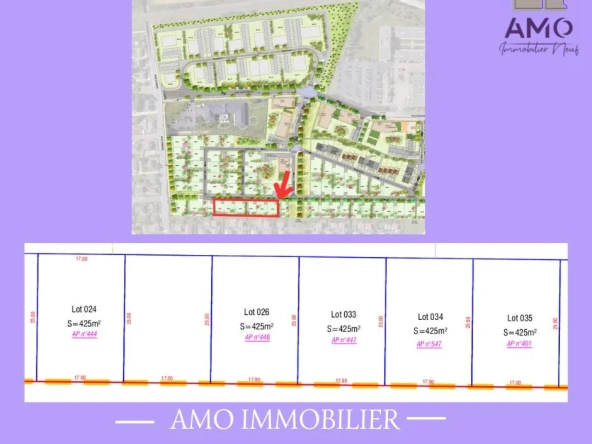Cinq terrains constructibles de 425 m² à La Chapelle-Saint-Mesmin - Opportunité à saisir