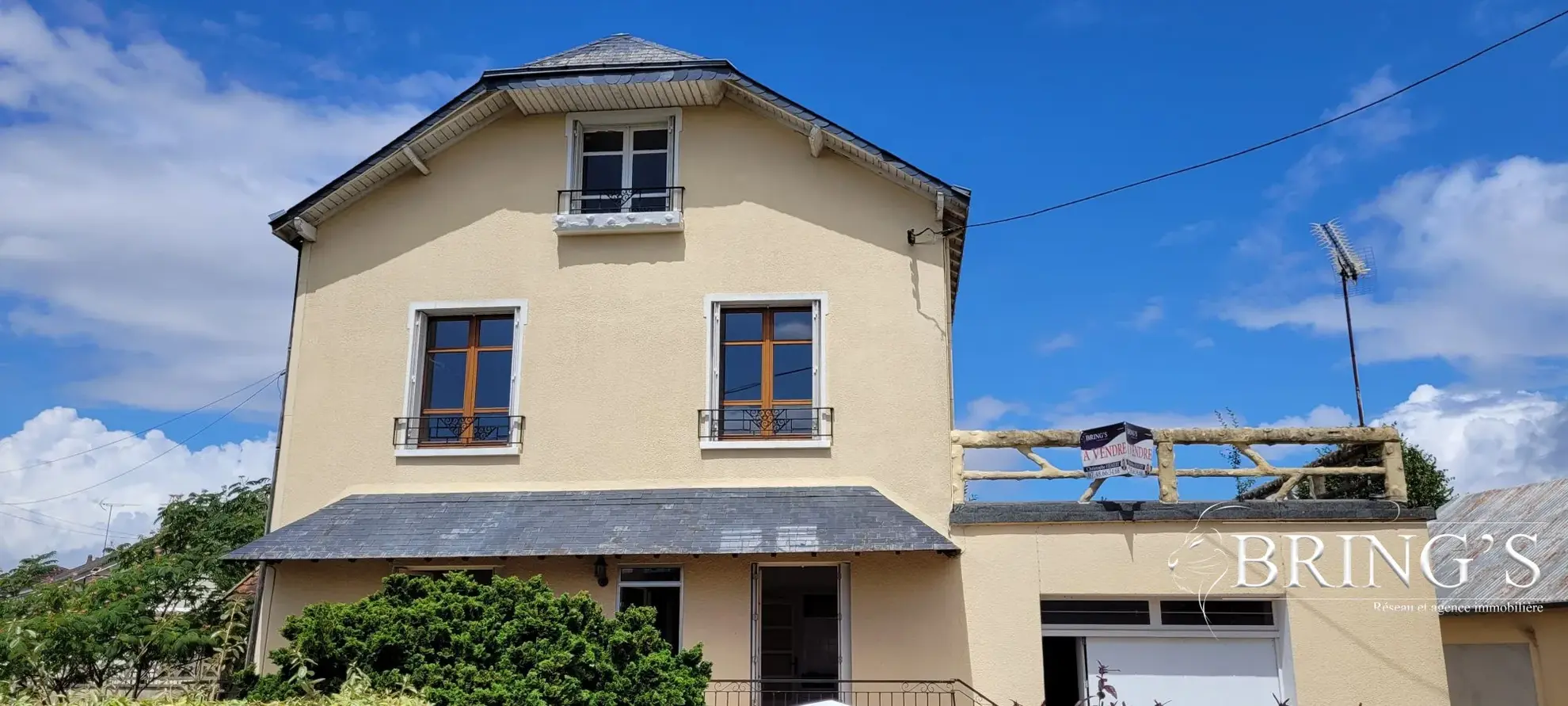 Maison de ville 1930 avec jardin à Déols - Charmante et spacieuse 
