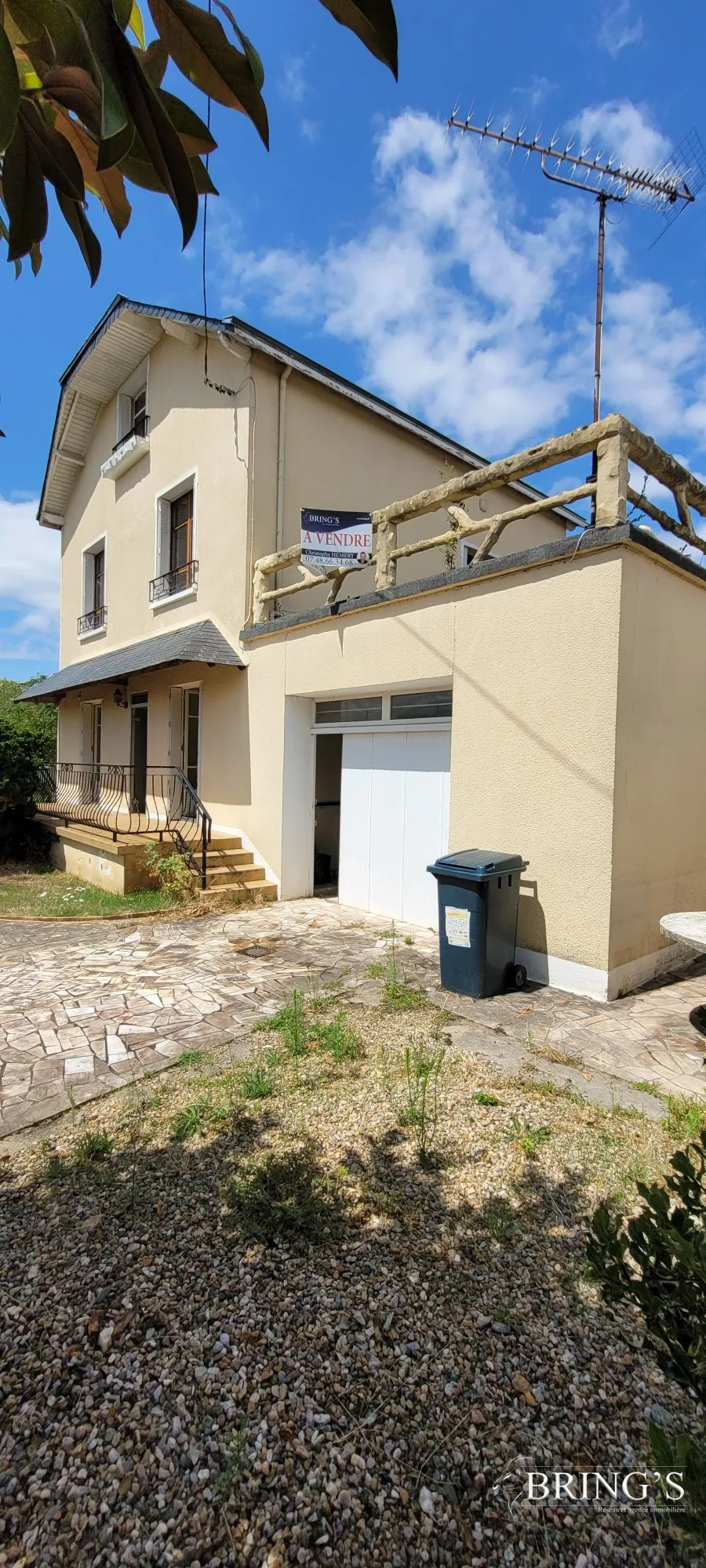 Maison de ville 1930 avec jardin à Déols - Charmante et spacieuse 