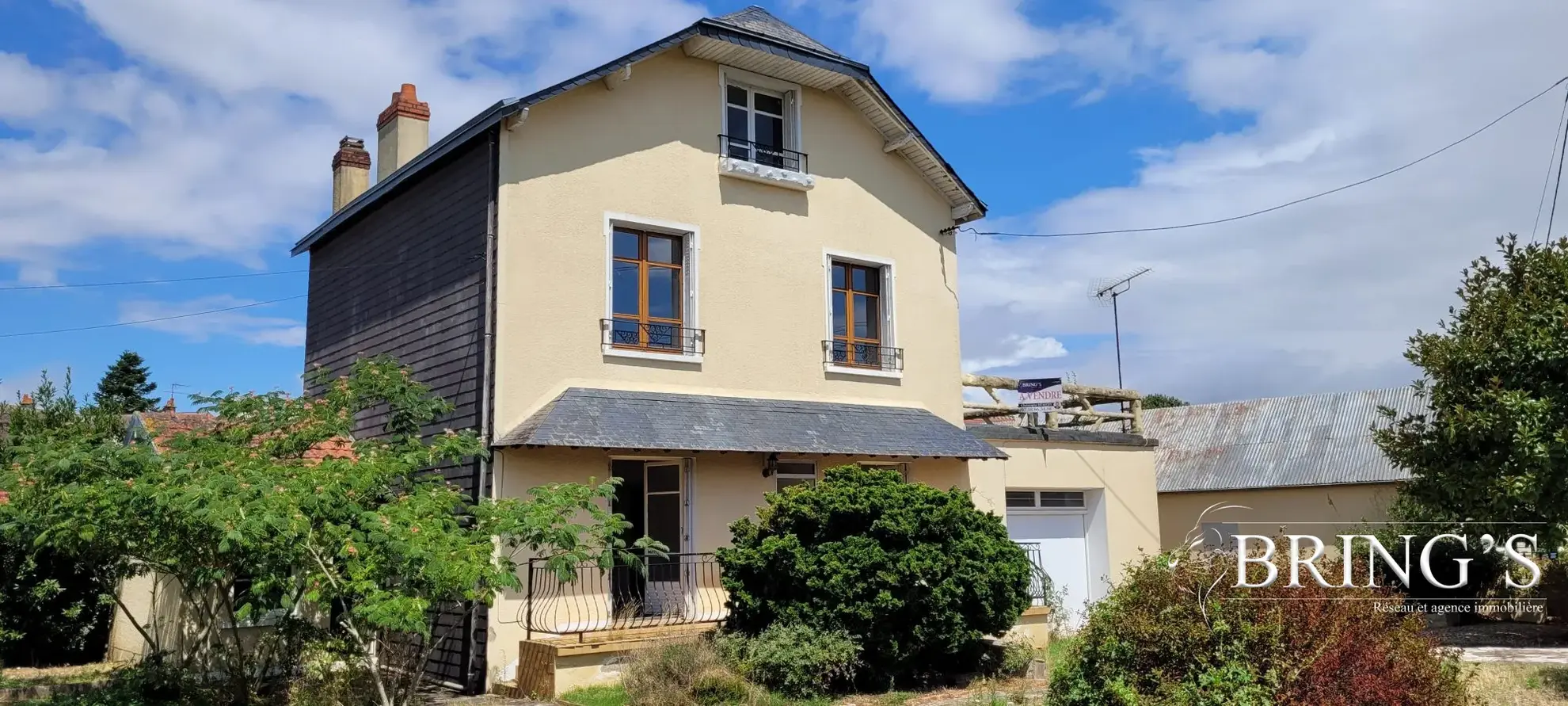 Maison de ville 1930 avec jardin à Déols - Charmante et spacieuse 