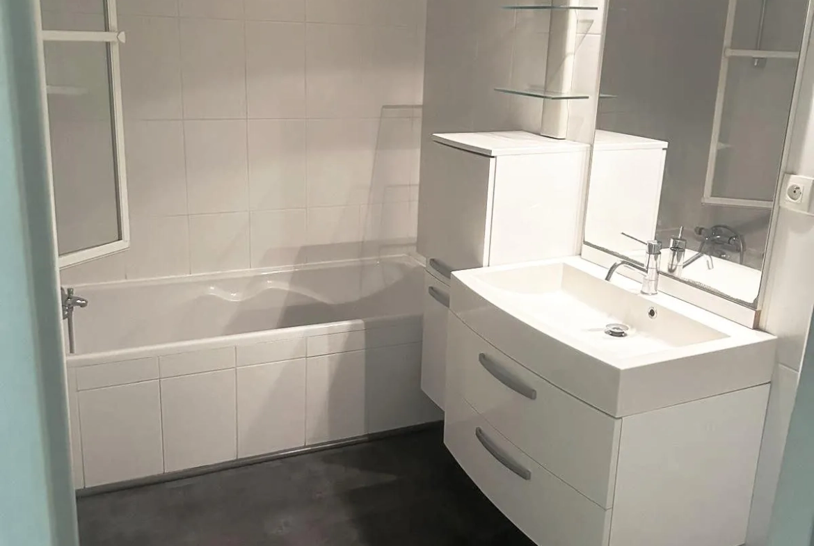 Grand appartement F4 en rez-de-jardin à Saint-Étienne proches du Parc de l'Europe 