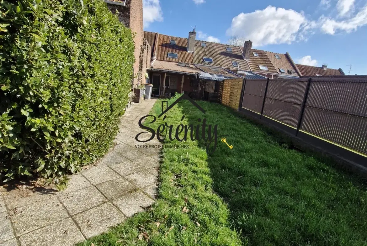Maison à vendre à Rouvroy – Charmante maison de ville avec jardin et garage 