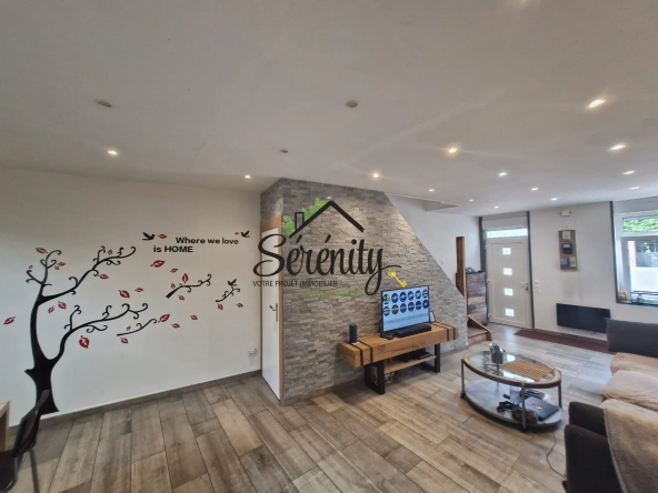 Maison à vendre à Rouvroy – Charmante maison de ville avec jardin et garage