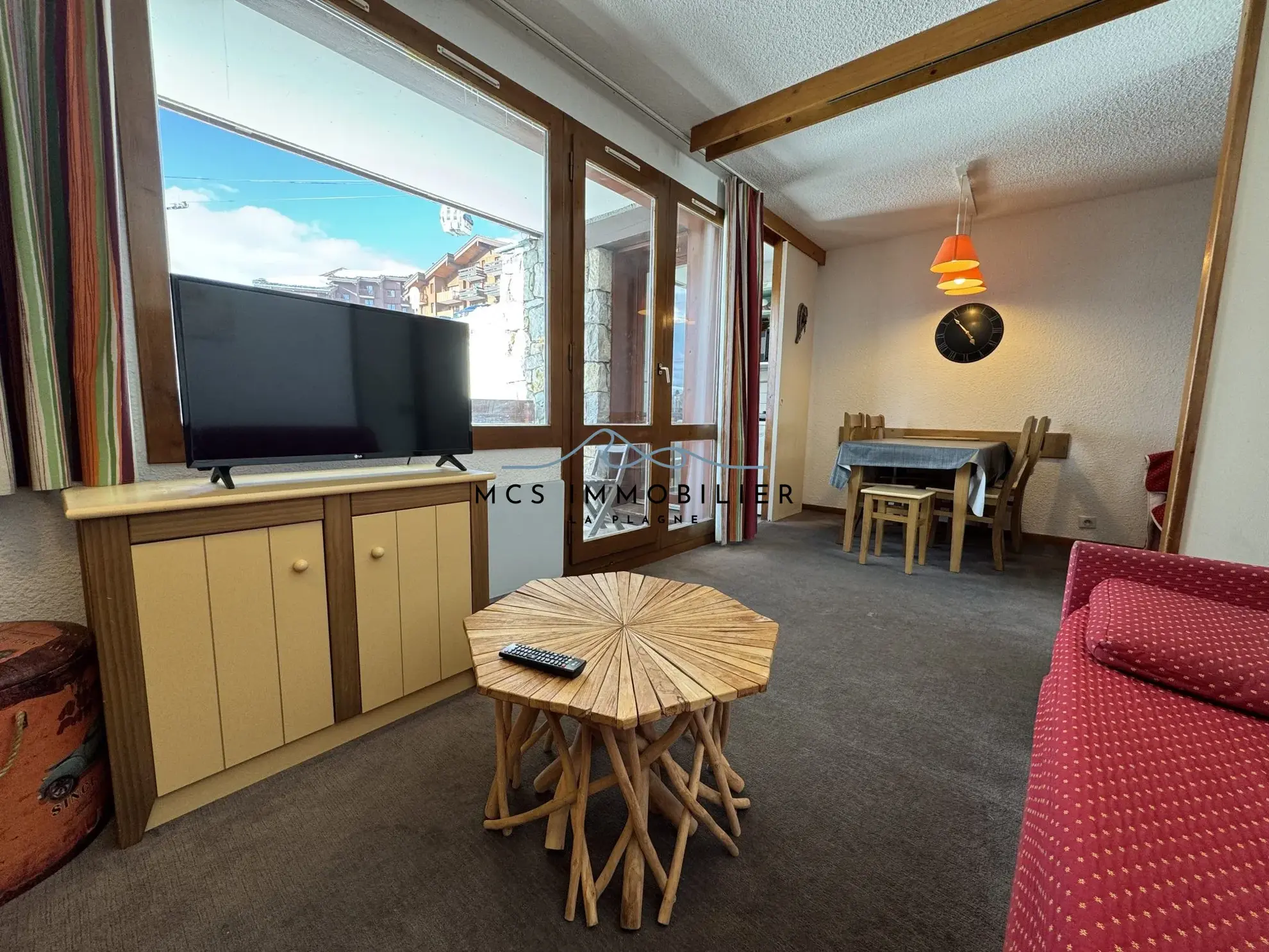 Appartement T2 à Belle Plagne dans la résidence BERYL, pied des pistes, idéal investissement ou résidence secondaire 