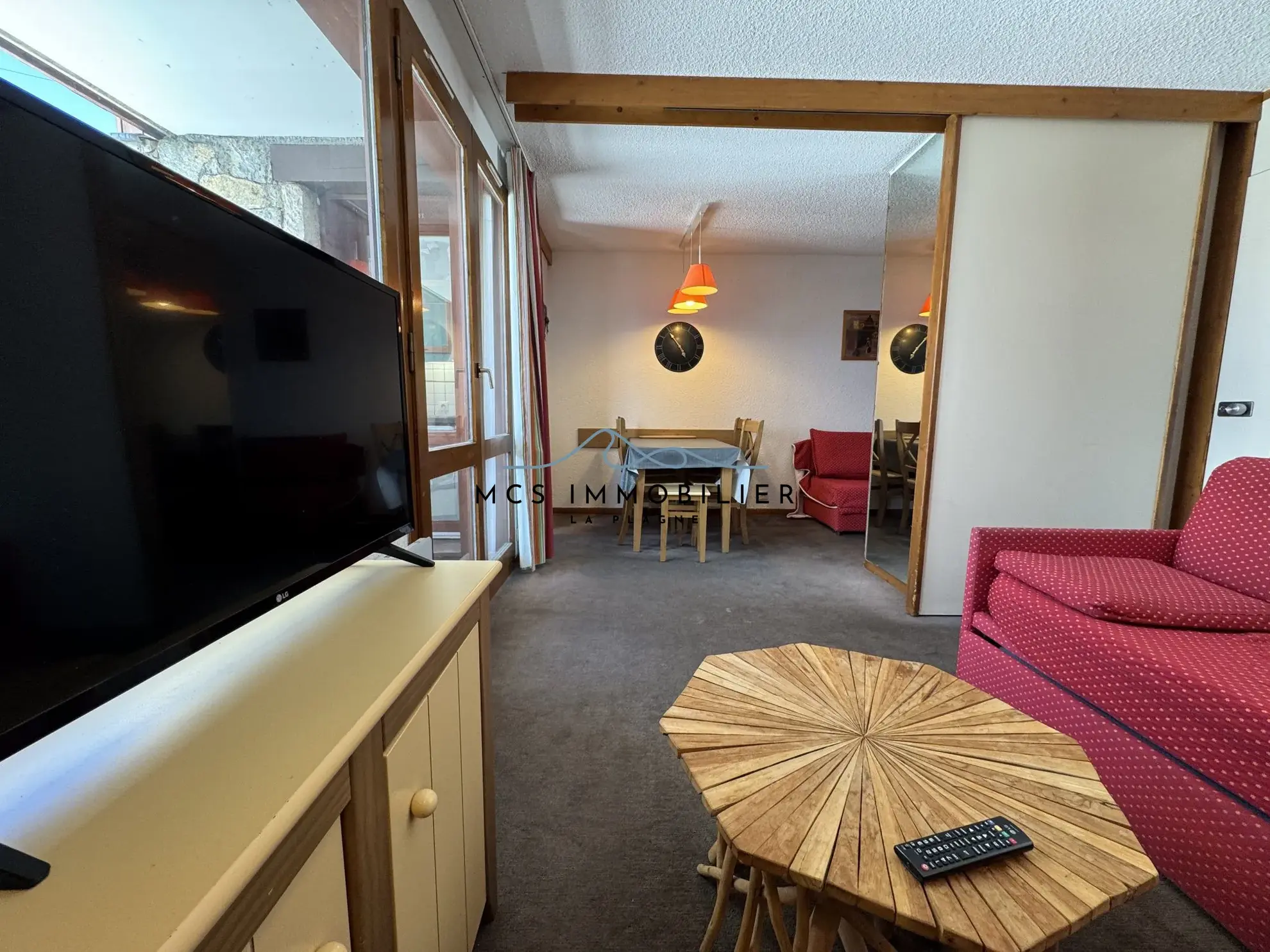 Appartement T2 à Belle Plagne dans la résidence BERYL, pied des pistes, idéal investissement ou résidence secondaire 