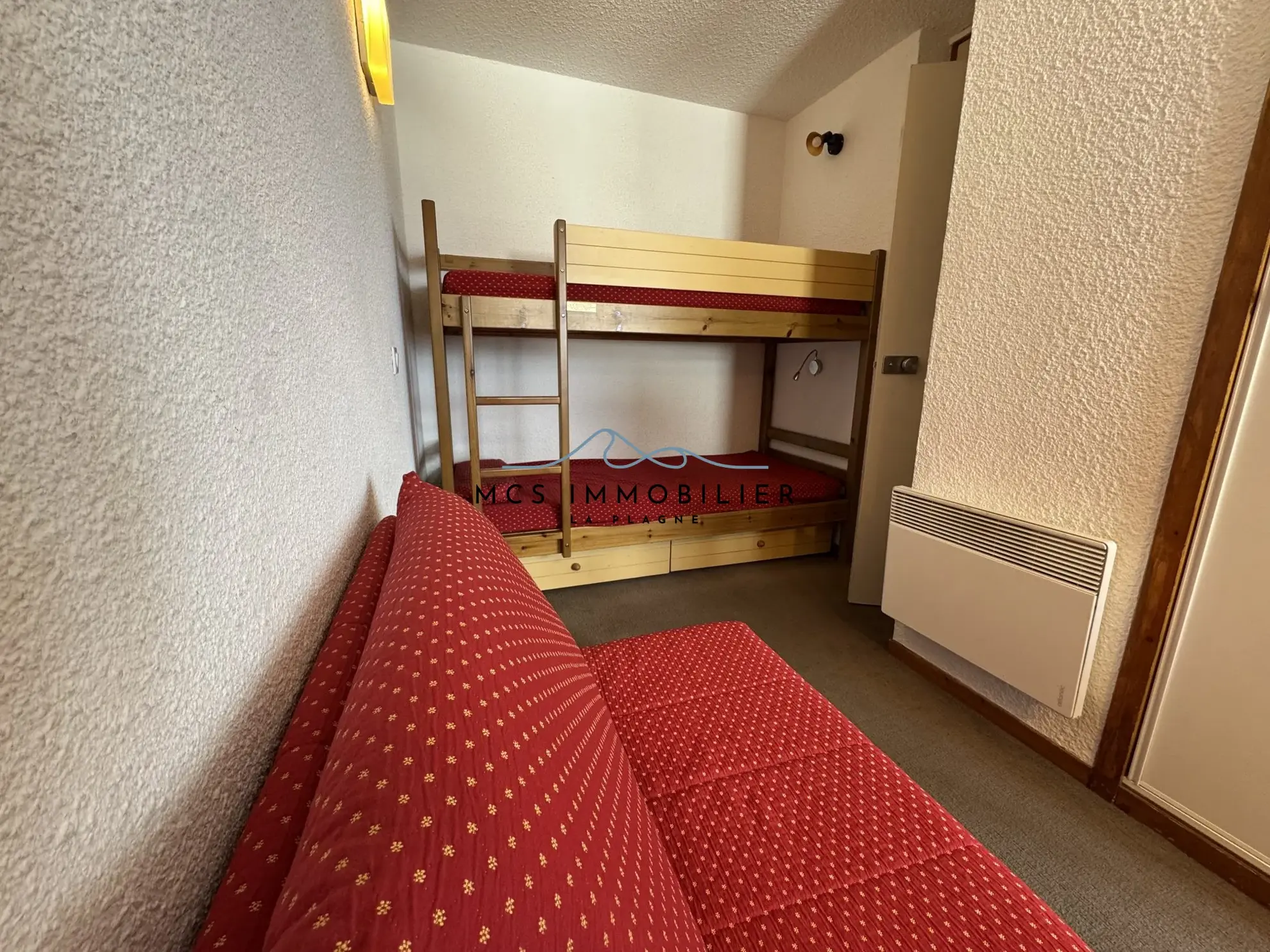 Appartement T2 à Belle Plagne dans la résidence BERYL, pied des pistes, idéal investissement ou résidence secondaire 