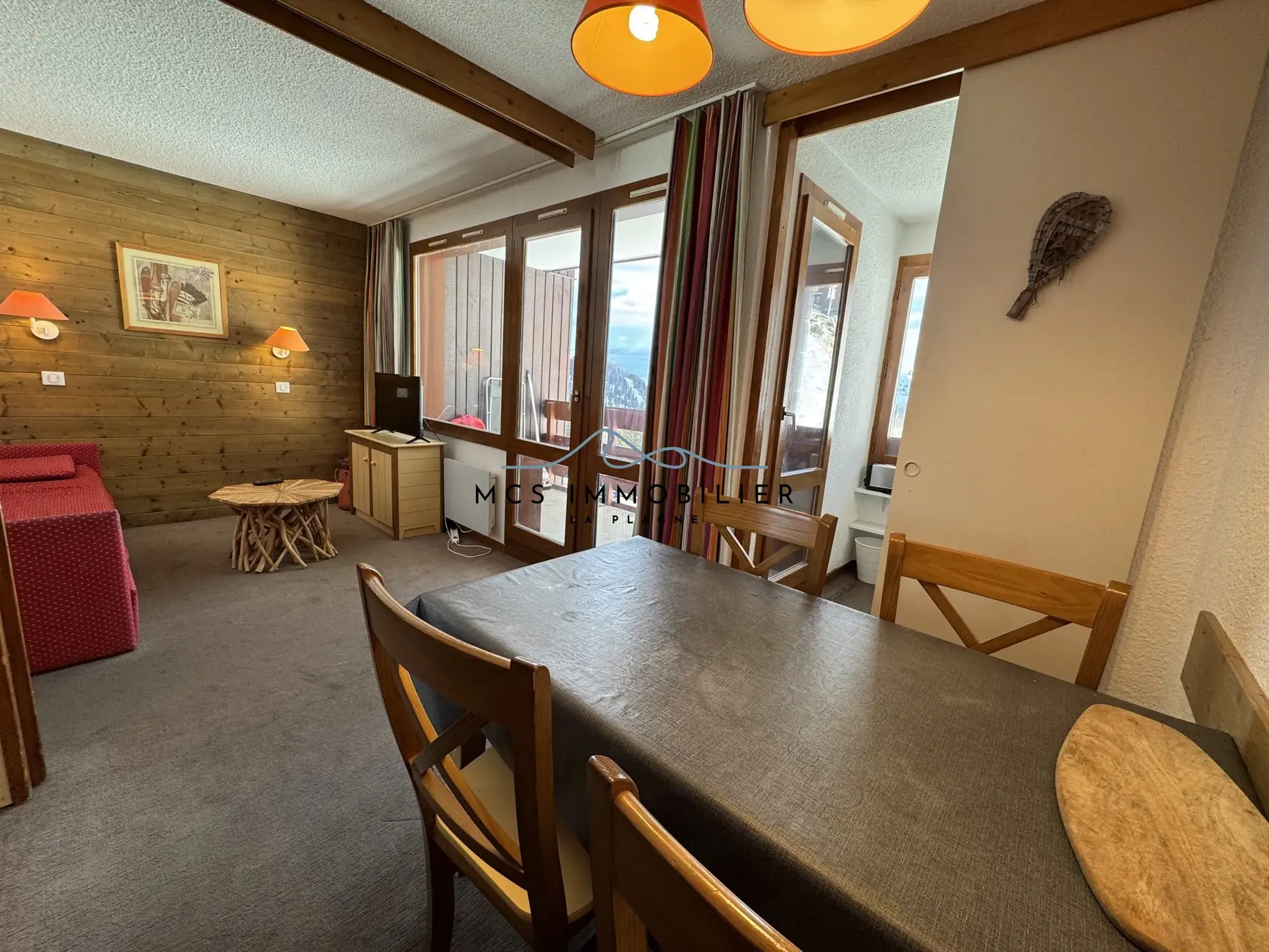 Appartement T2 à Belle Plagne dans la résidence BERYL, pied des pistes, idéal investissement ou résidence secondaire 