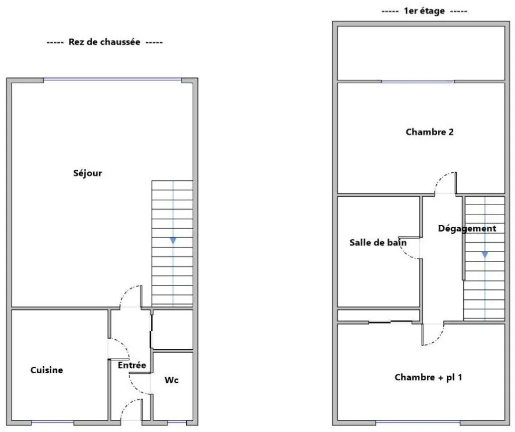 Maison T3 avec terrasse et parking à Agde – Opportunité à saisir 