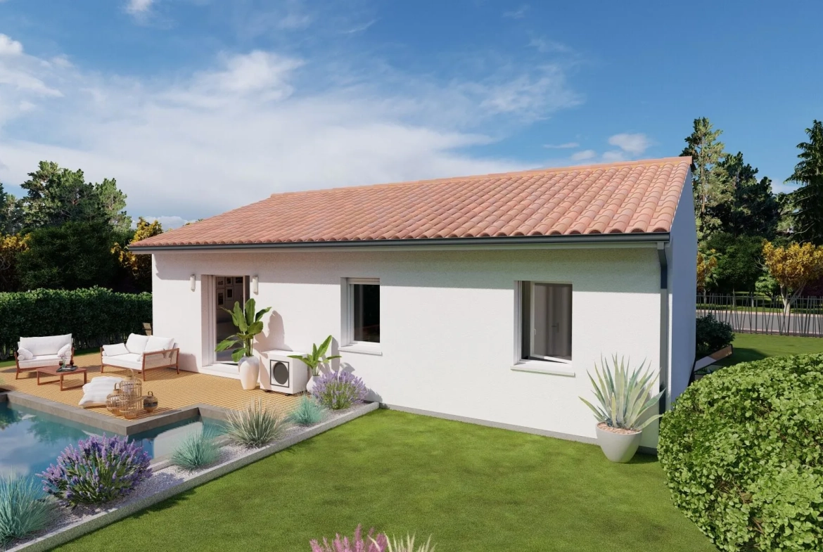 Maison écologique de plain-pied à Saubusse - 80 m² neuve et personnalisable 