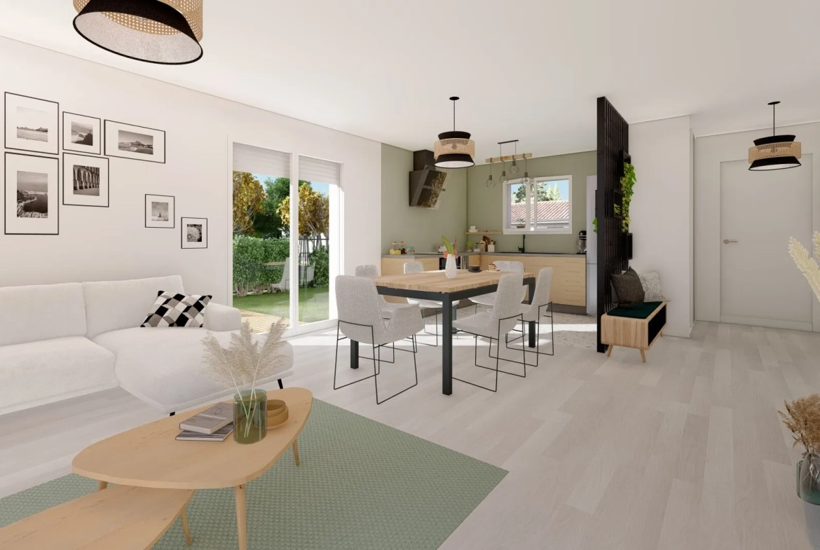 Maison écologique de plain-pied à Saubusse - 80 m² neuve et personnalisable 