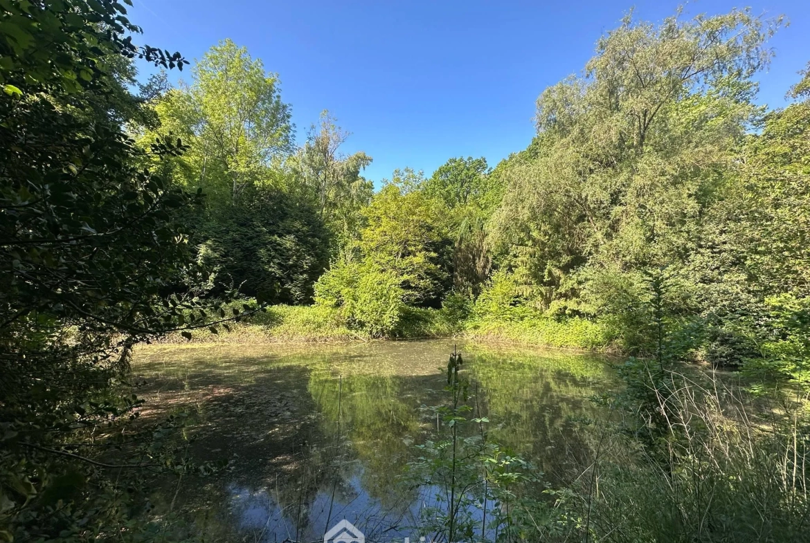 Étang de loisirs de 3020 m² à Parfondru – Idéal pour la pêche et la détente 