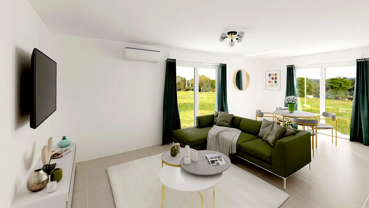 Maison neuve 3 chambres en L à Limoges - Projet clé en main 