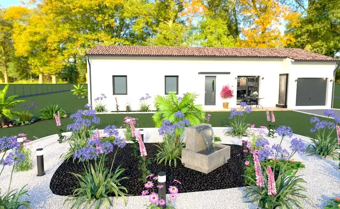 Modèle PRAGUE : Maison familiale moderne à Cocumont en vente dès 189 926 € 