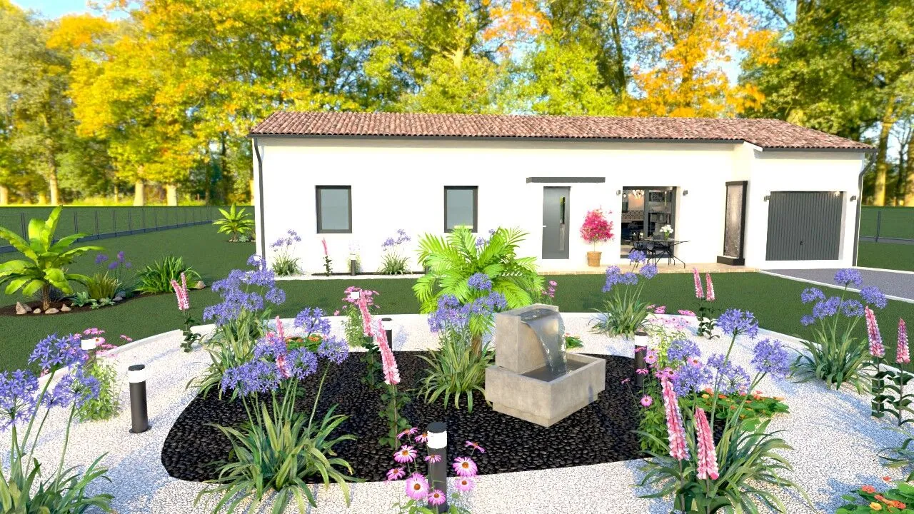 Modèle PRAGUE : Maison familiale moderne à Cocumont en vente dès 189 926 € 