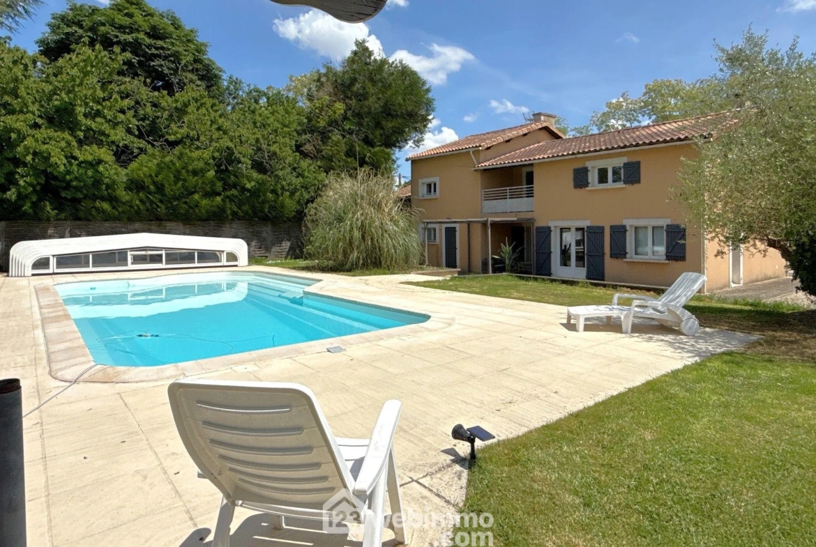 Maison de 160 m² avec piscine et grange à Saint-Martin-la-Pallu 