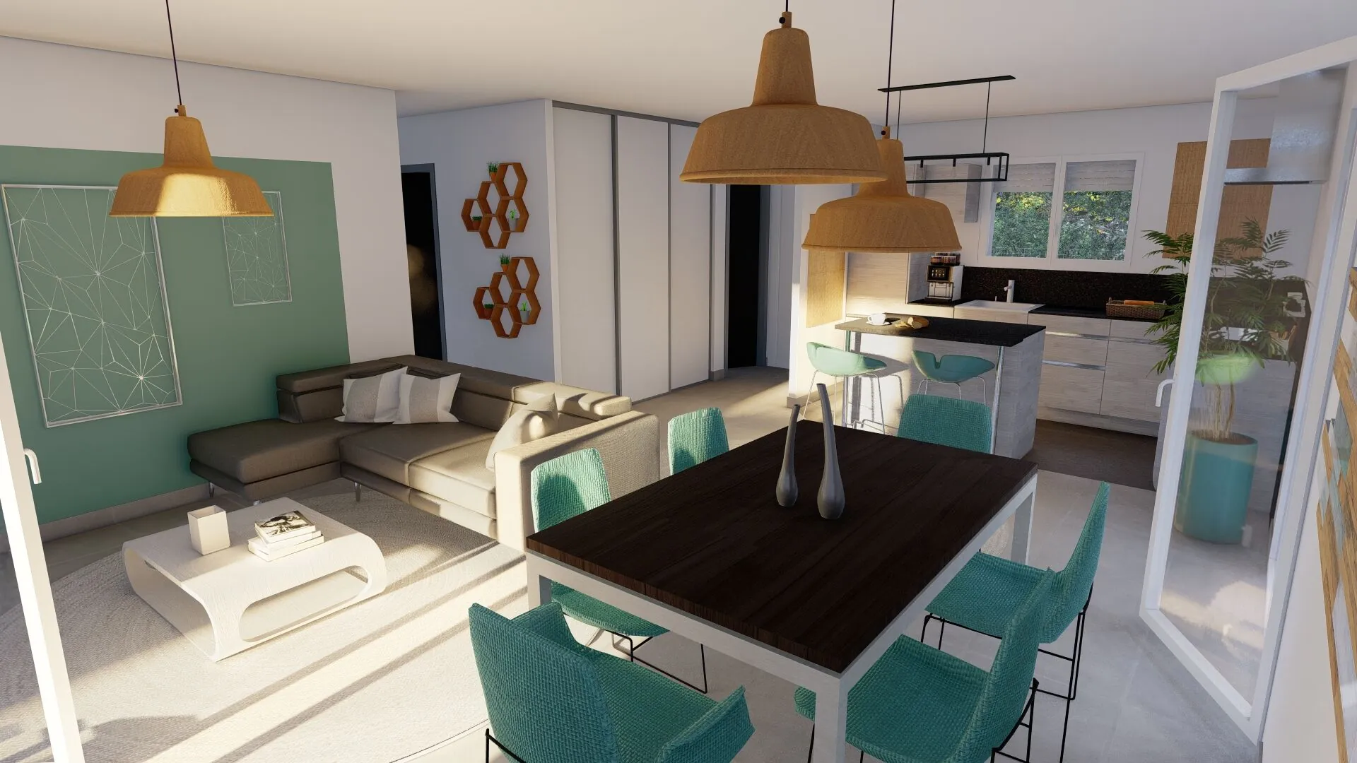 Maison neuve à Vielle-Saint-Girons proche des plages, 70 m², terrain de 545 m² 
