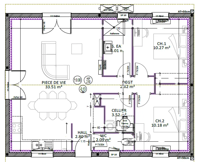 Maison neuve à Vielle-Saint-Girons proche des plages, 70 m², terrain de 545 m² 