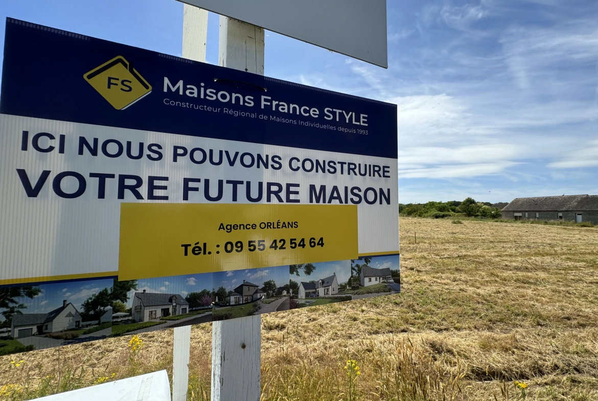 Terrain à vendre à Mezières Lez Cléry – Opportunité constructible écologique 