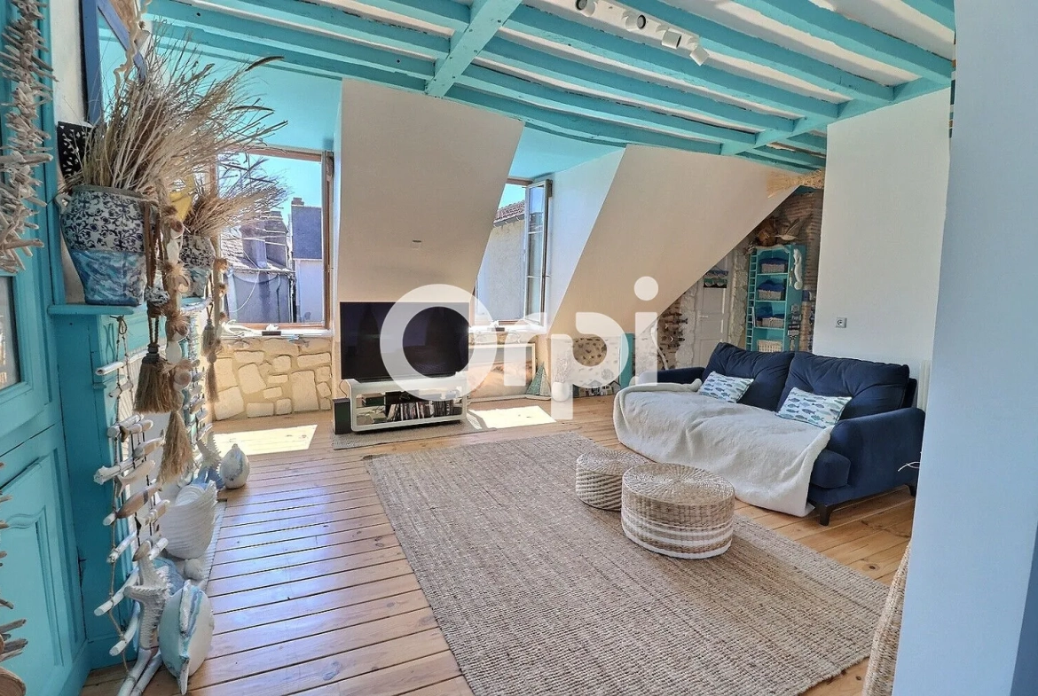 Bel appartement loft de 101 m² en hyper-centre de Pau avec parking 