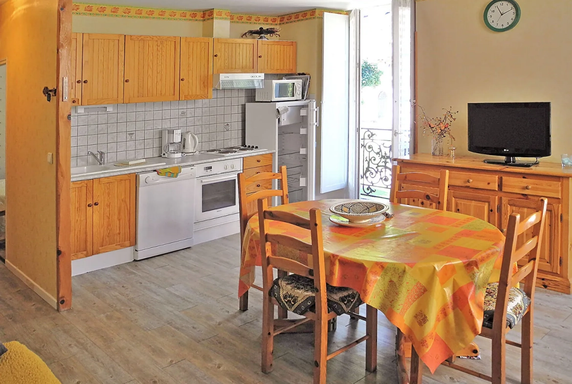 Appartement 3 pièces à Eaux-Bonnes de 51 m² avec vue dégagée 