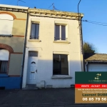 Maison de ville à Valenciennes avec jardin, 2 chambres, pièce mansardée prête à vivre