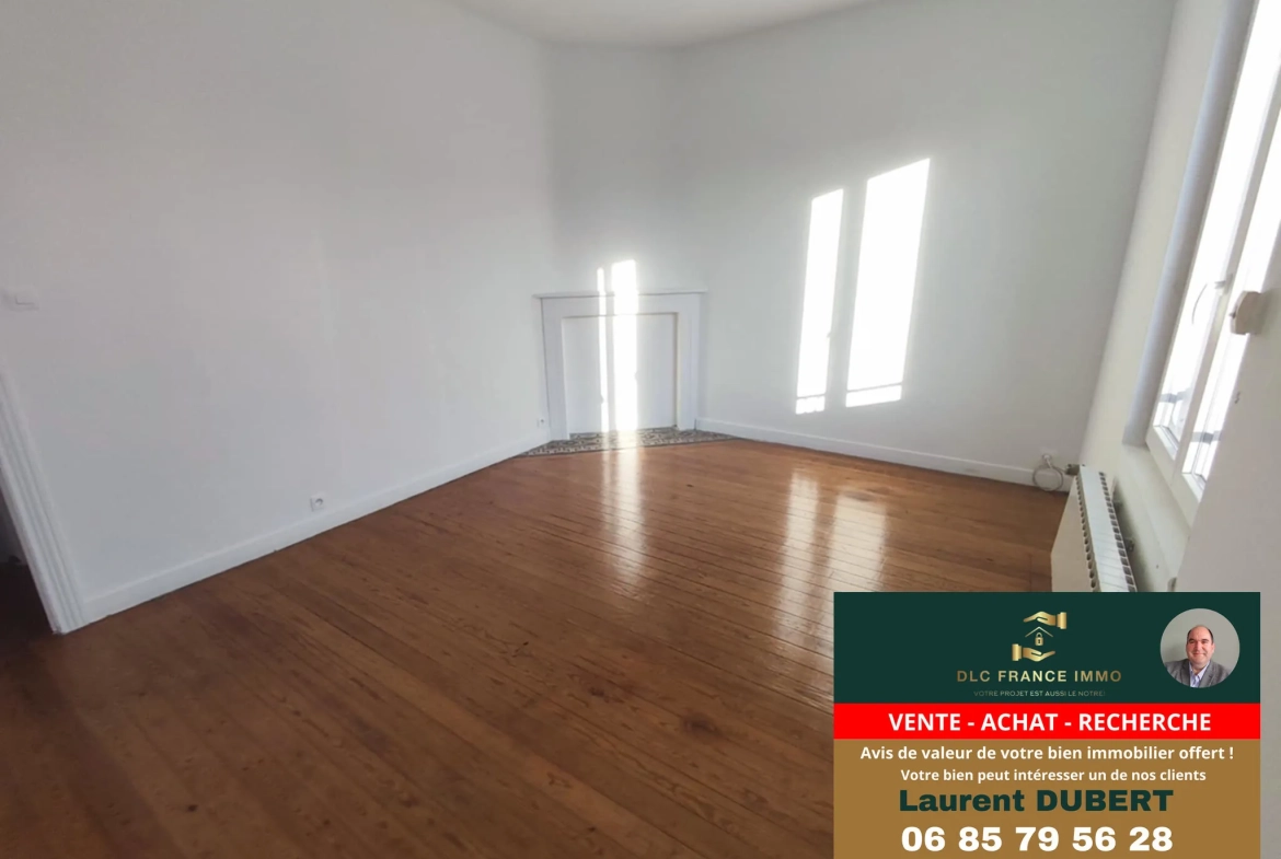 Maison de ville à Valenciennes avec jardin, 2 chambres, pièce mansardée prête à vivre 