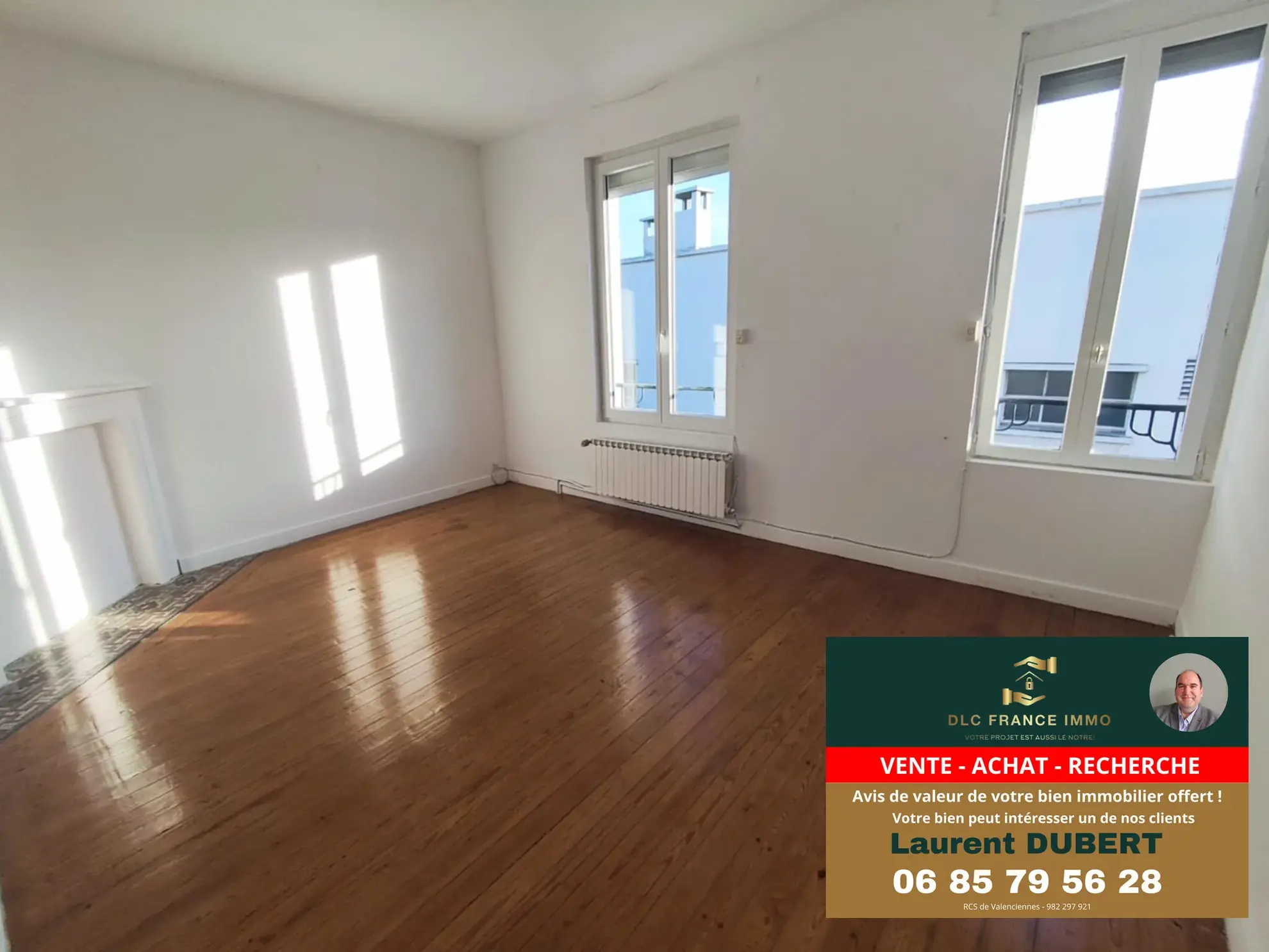 Maison de ville à Valenciennes avec jardin, 2 chambres, pièce mansardée prête à vivre 