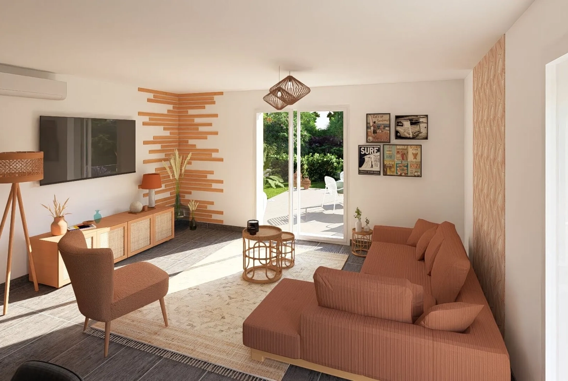 Maison neuve de 70 m² avec terrain à Vielle-Saint-Girons, proche plages 