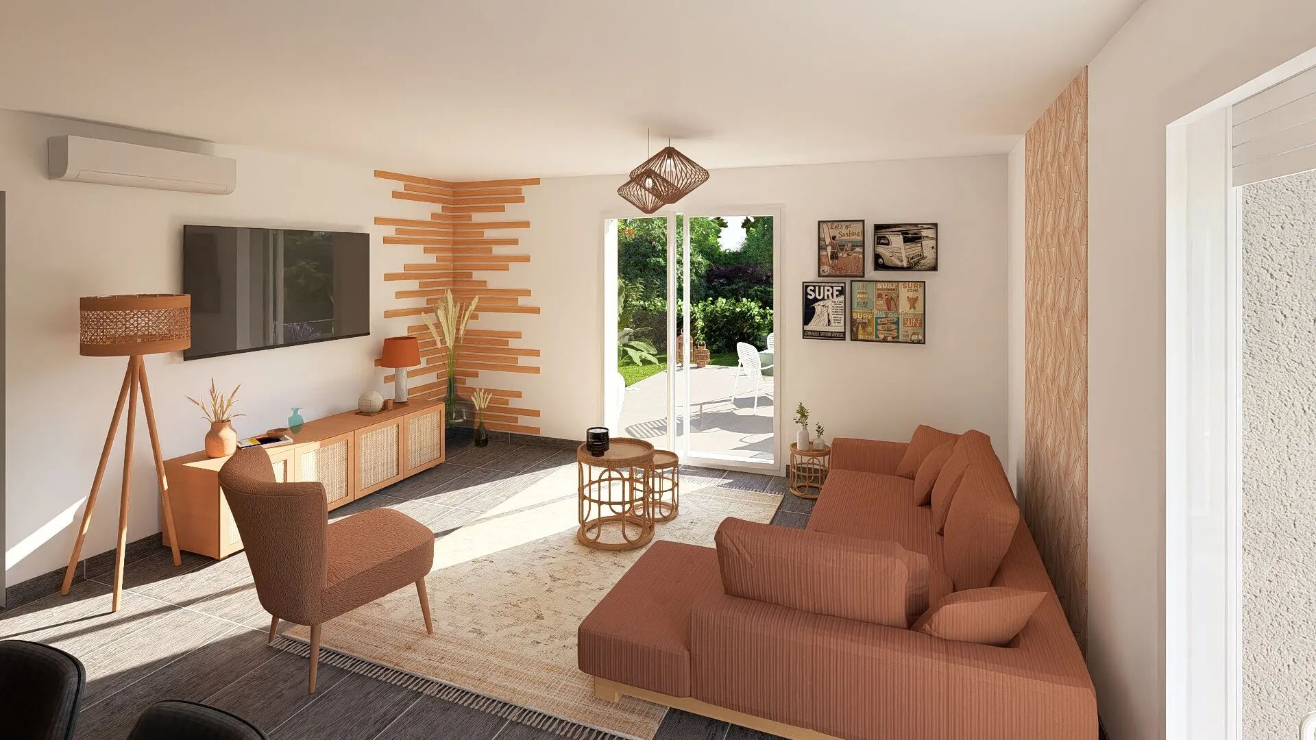 Maison neuve de 70 m² avec terrain à Vielle-Saint-Girons, proche plages 