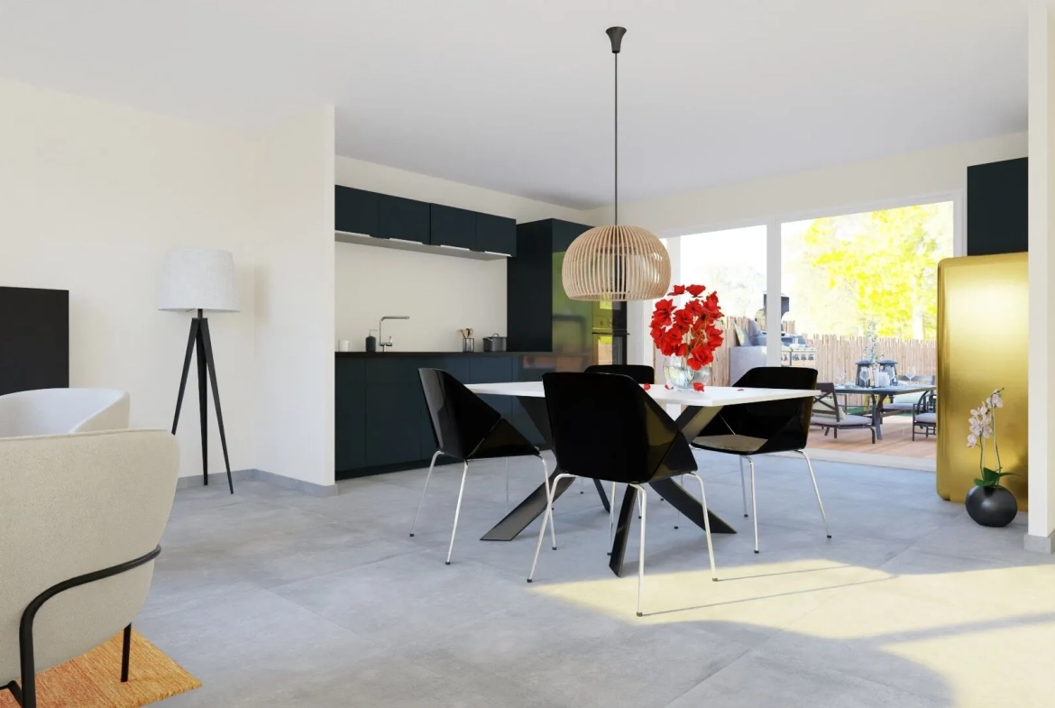 Maison neuve avec 3 chambres à Unieux – construction conforme aux normes RE2020 