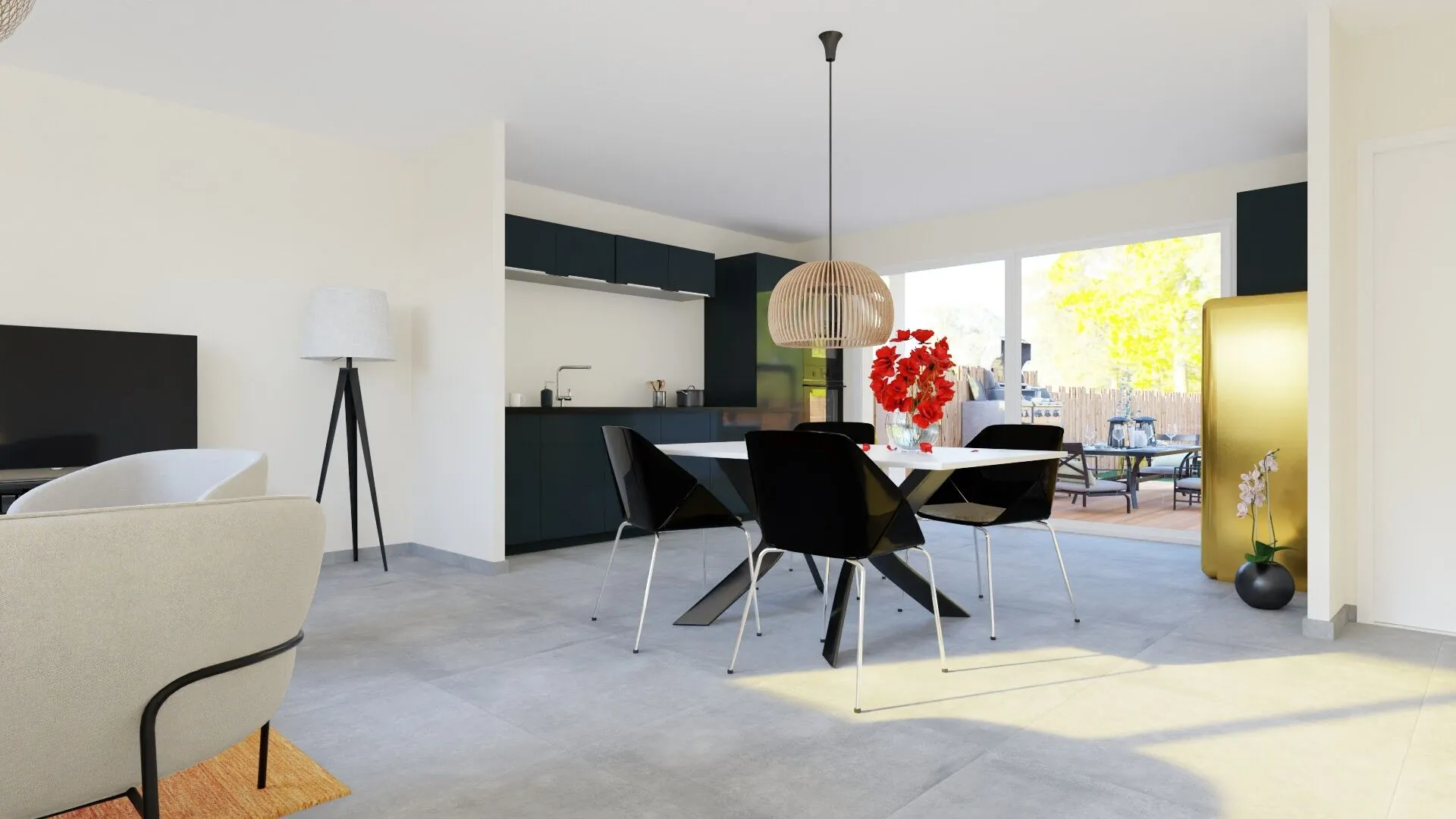 Maison neuve avec 3 chambres à Unieux – construction conforme aux normes RE2020 