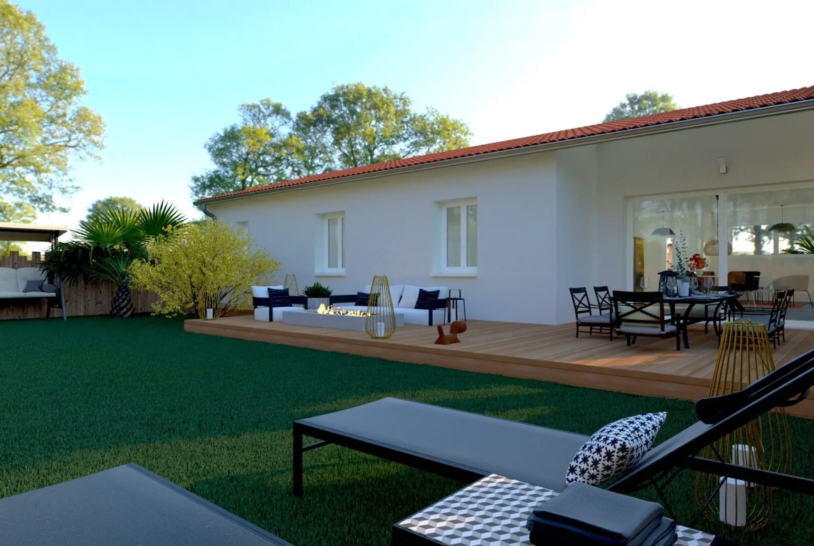 Maison neuve avec 3 chambres à Unieux – construction conforme aux normes RE2020 