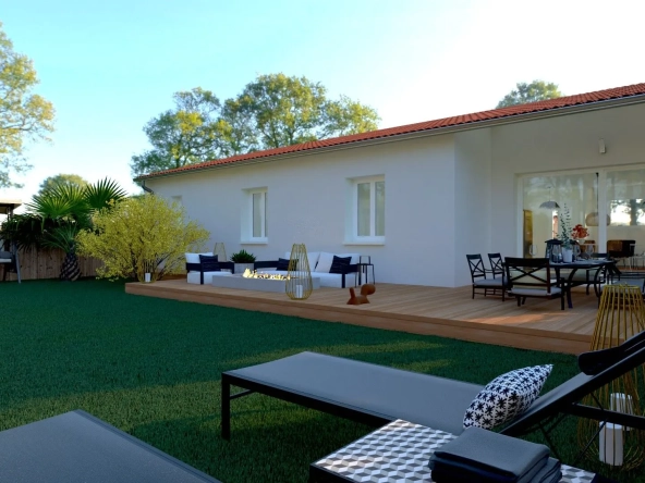Maison neuve avec 3 chambres à Unieux – construction conforme aux normes RE2020