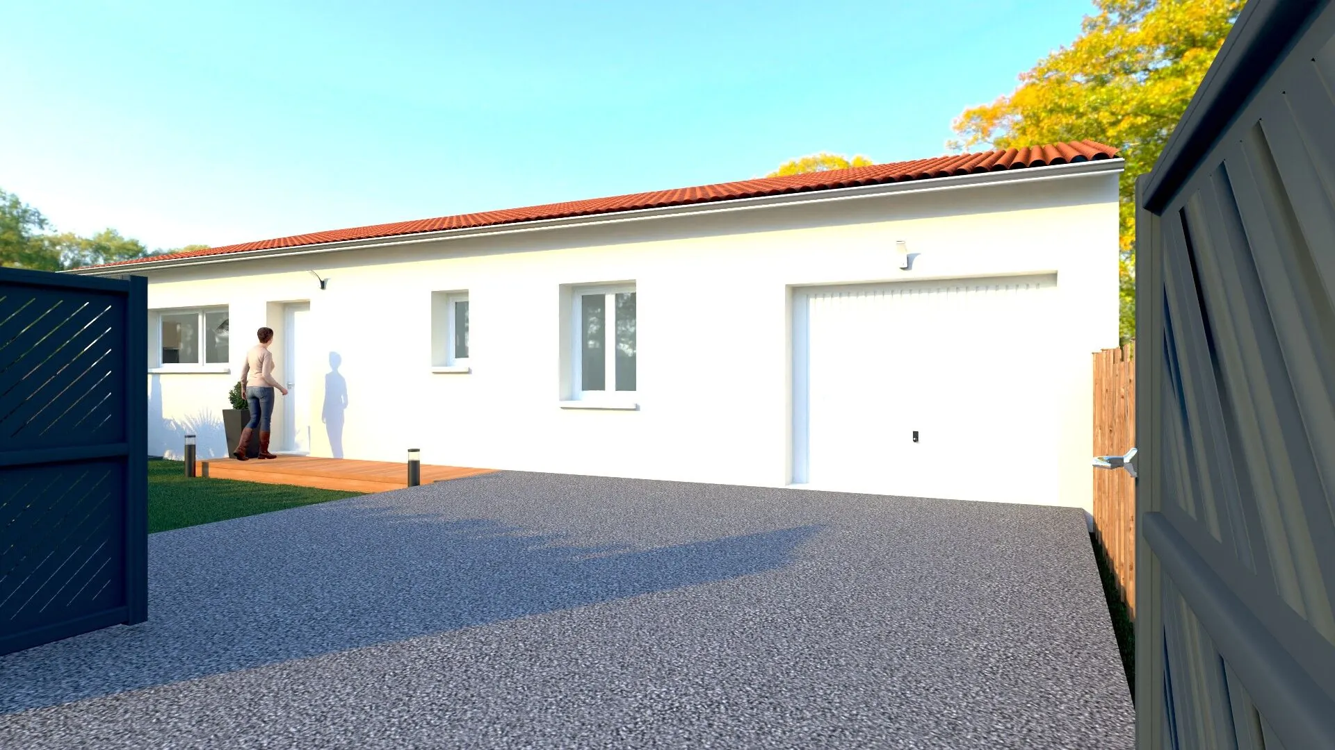 Maison neuve avec 3 chambres à Unieux – construction conforme aux normes RE2020 