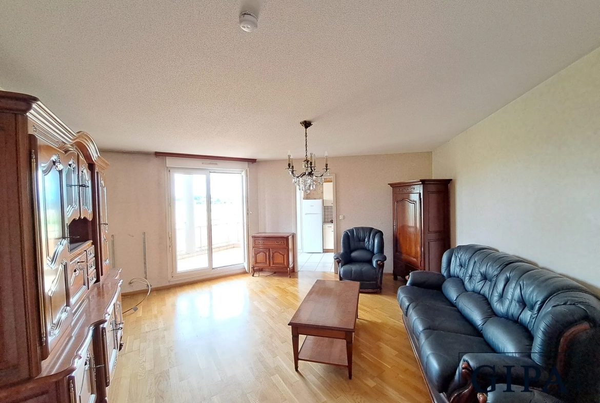 Séjour Appartement 3 pièces de 65 m² avec balcon à Wolfisheim 