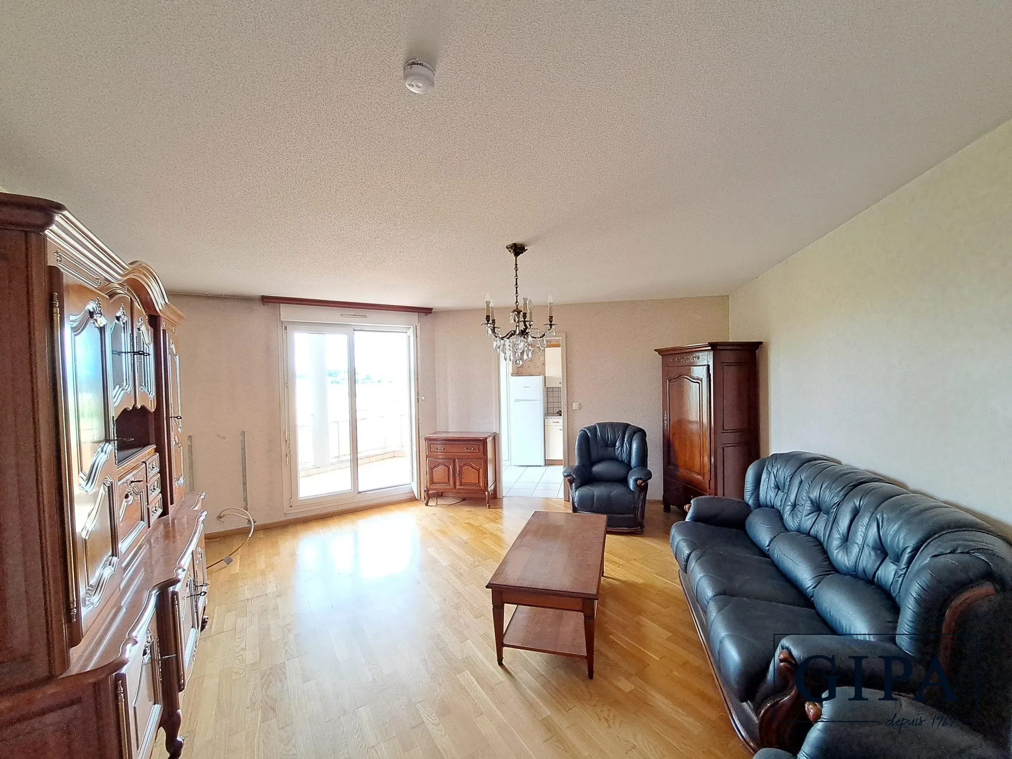 Séjour Appartement 3 pièces de 65 m² avec balcon à Wolfisheim 