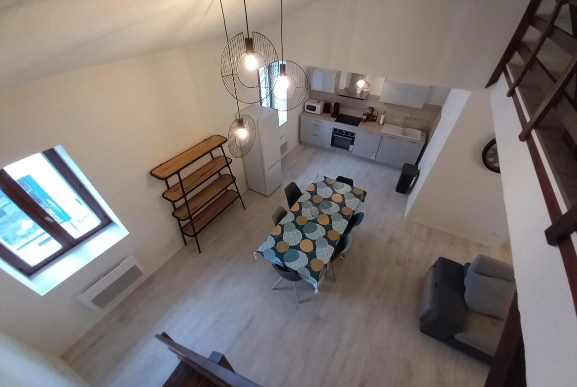 Appartement T3/4 lumineux à Rives avec garage et mezzanine, près de toutes commodités 