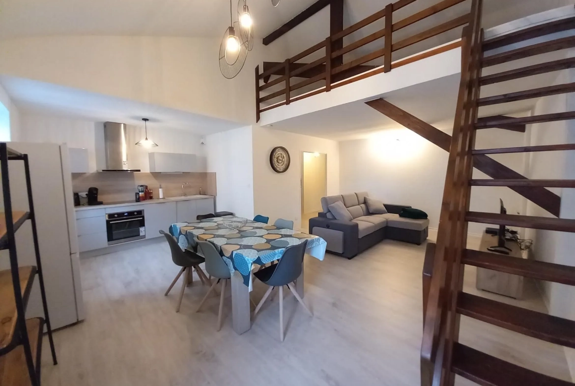 Appartement T3/4 lumineux à Rives avec garage et mezzanine, près de toutes commodités 