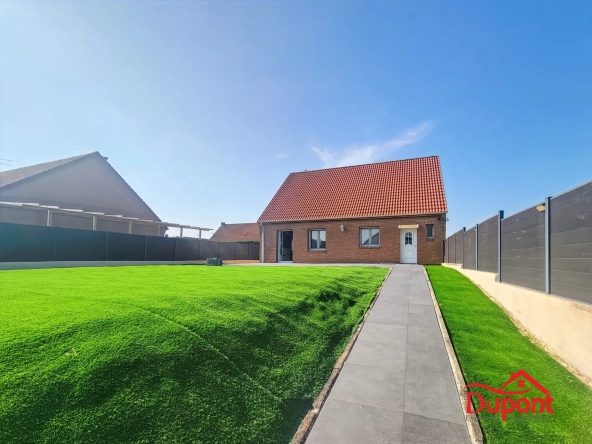 Maison individuelle semi plain-pied avec jardin et terrasse à Caudry