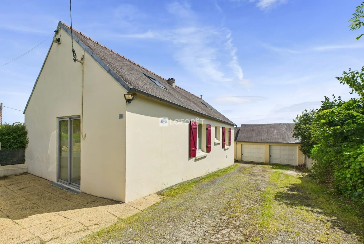 Maison 4 chambres à Brasparts avec terrasse et vue sur la campagne 