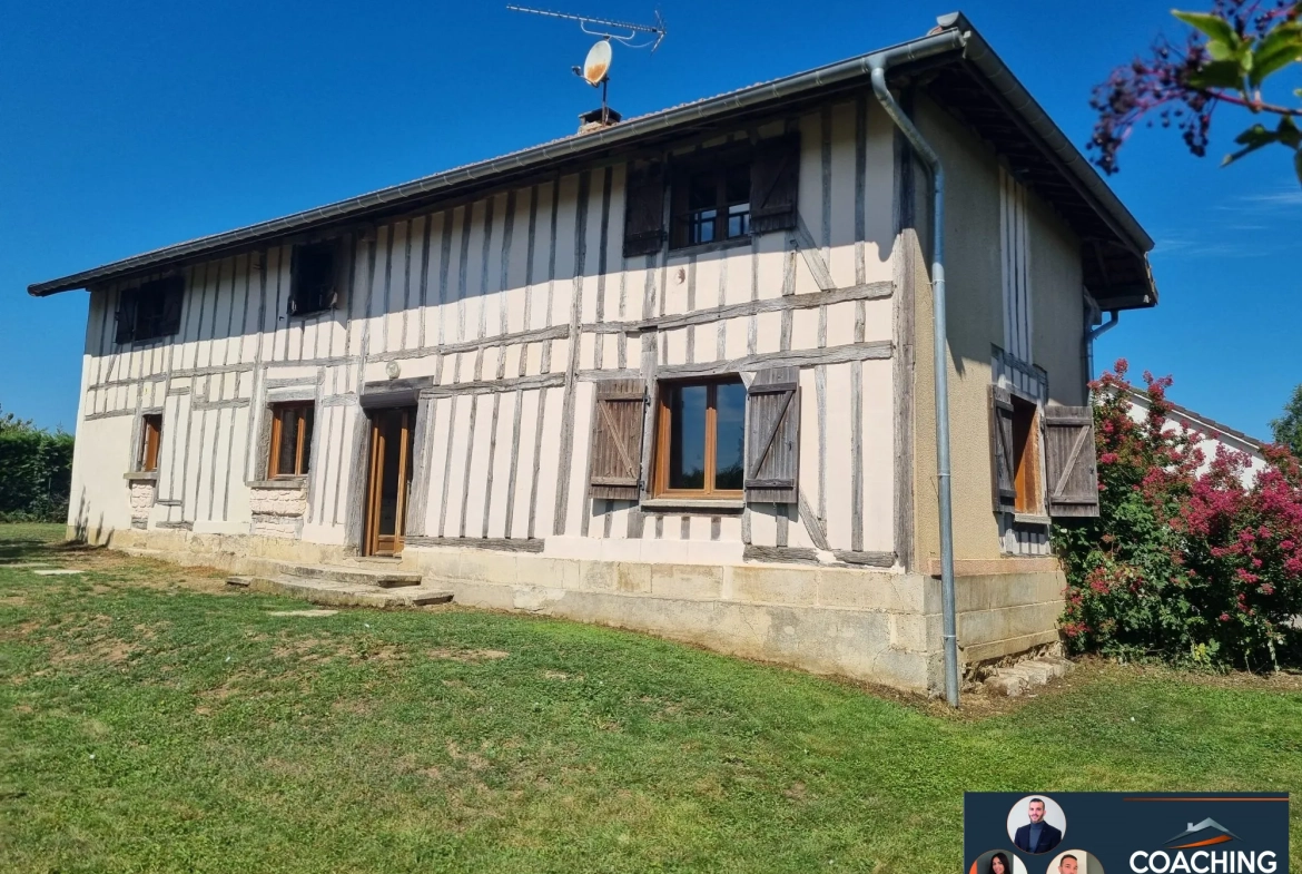 Très jolie maison champenoise à vendre près de Saint-Dizier 