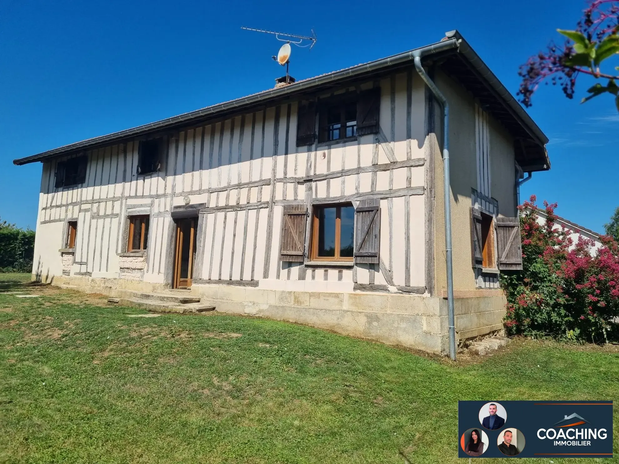 Très jolie maison champenoise à vendre près de Saint-Dizier 