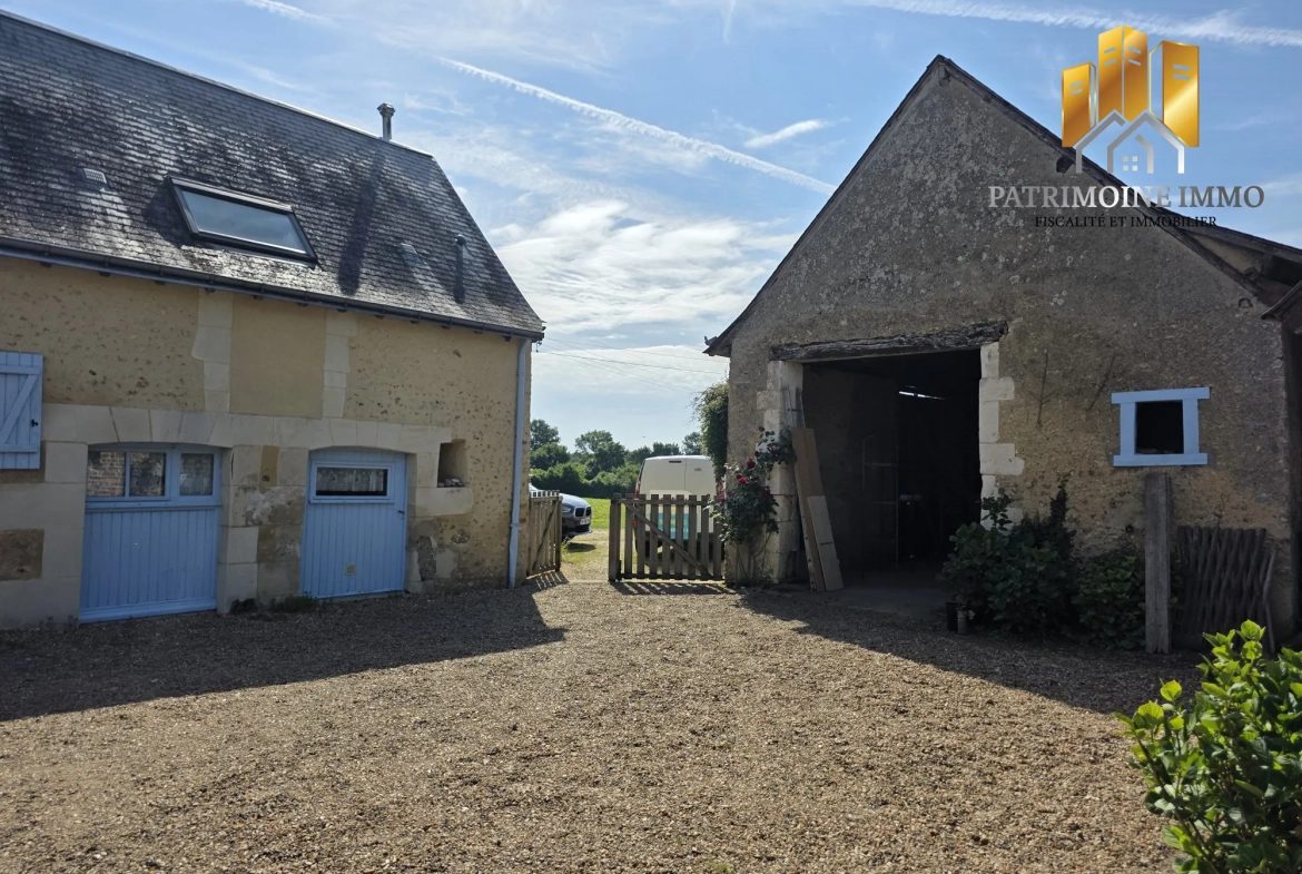 Longère à Flée (72500) avec dépendances, 4 chambres, proche forêt pour résidence ou investissement 