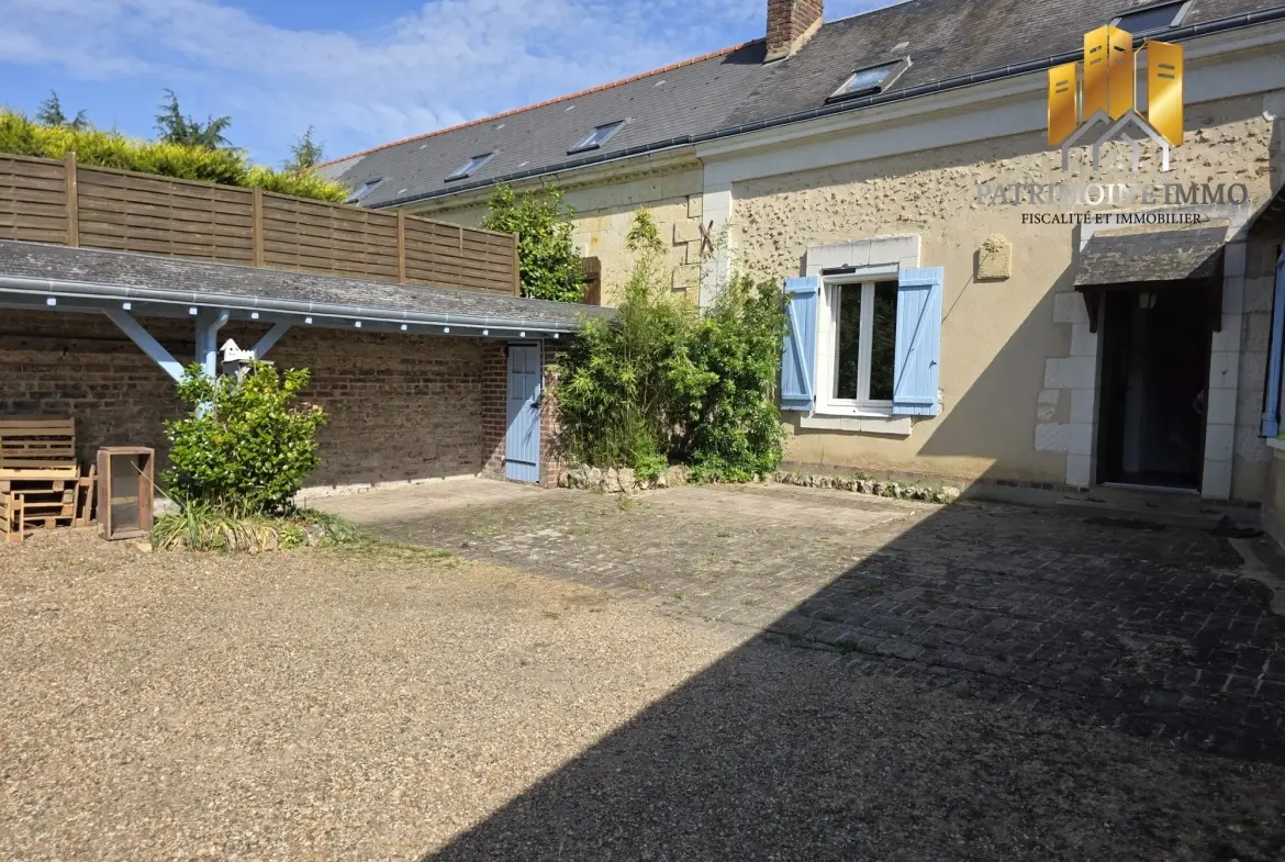 Longère à Flée (72500) avec dépendances, 4 chambres, proche forêt pour résidence ou investissement 