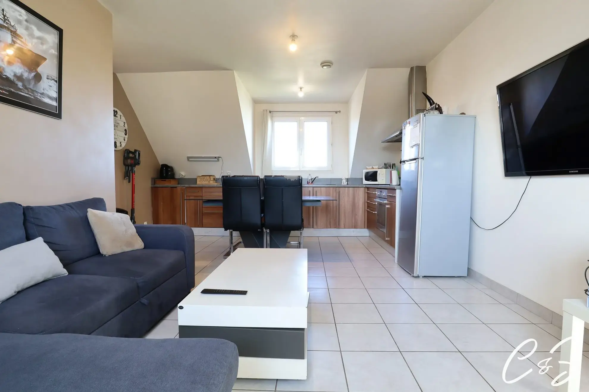 Appartement T3 lumineux avec vue dégagée au Guilvinec 
