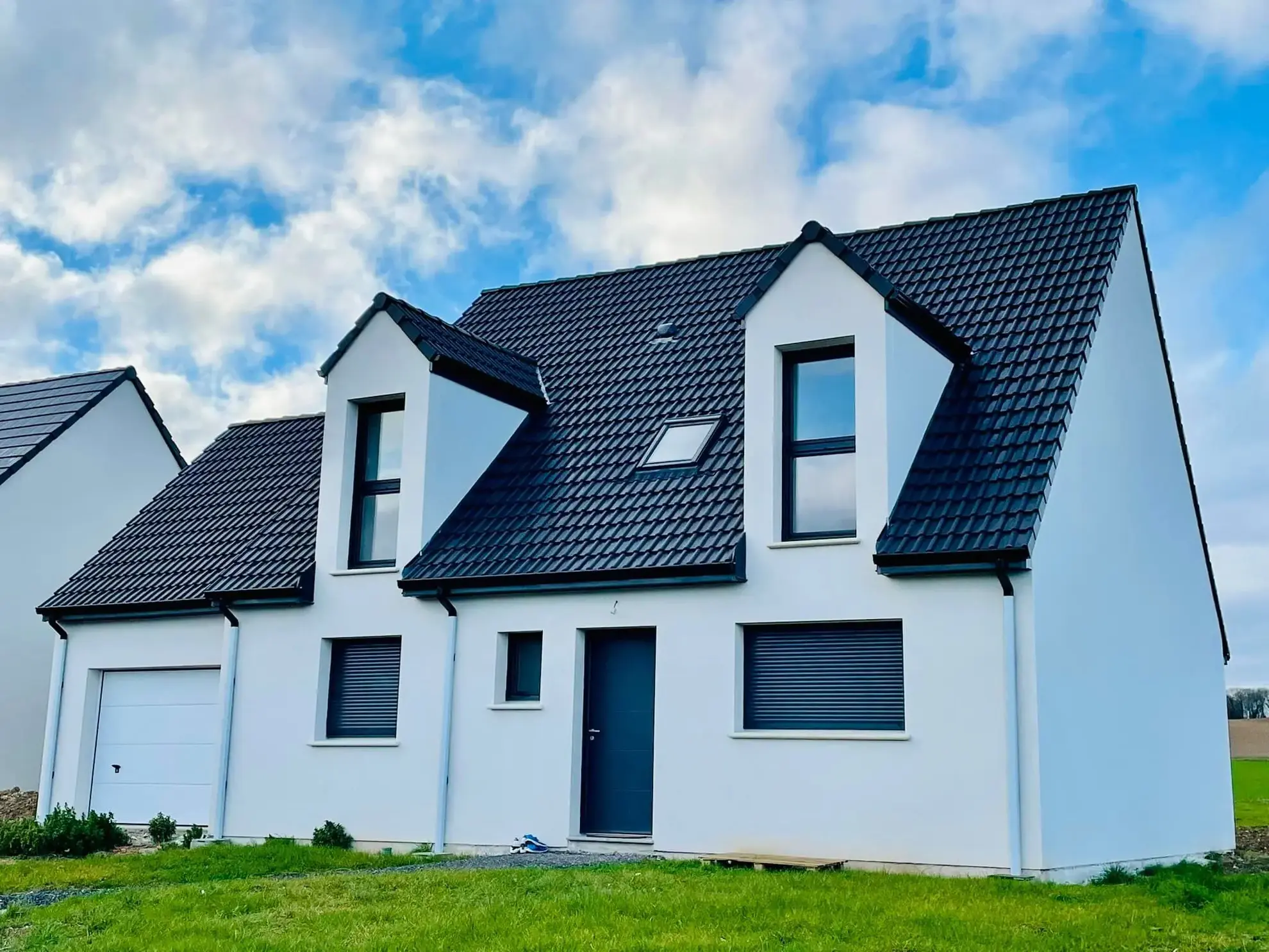 Maison neuve sur-mesure à Martainville-Epreville – 4 chambres, garage, terrain de 502 m² 