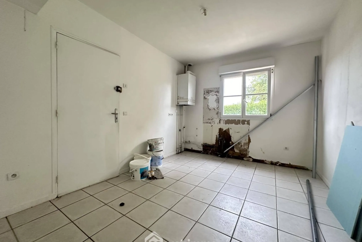 A Vendre Maison de 105 m² à Athies-sous-Laon, avec jardin et garage 