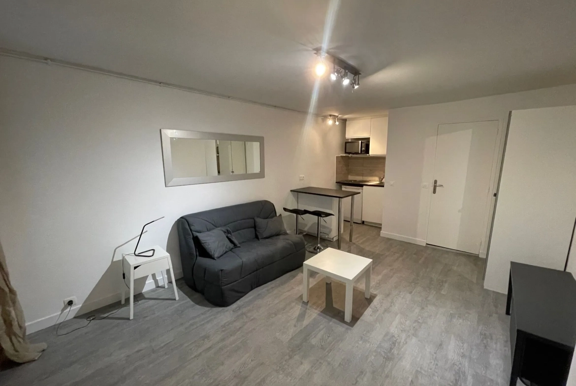 Studio meublé avec cave à vendre à Paris, idéal investissement ou pied-à-terre 