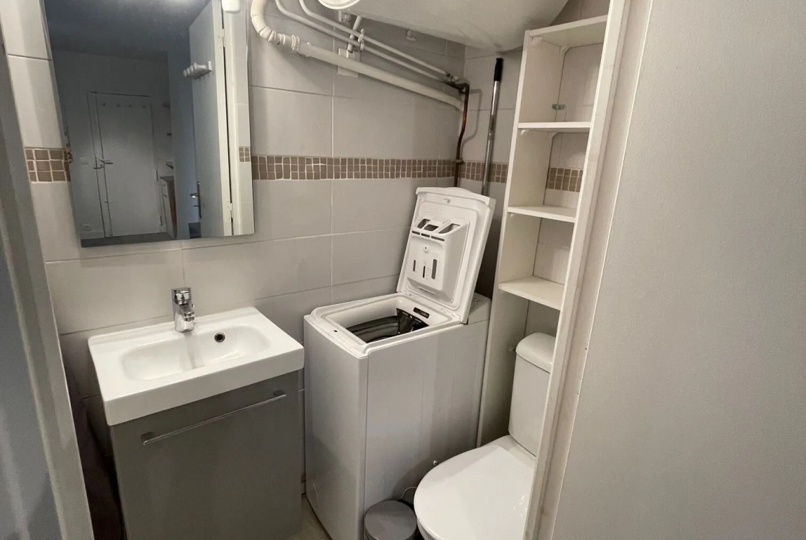 Studio meublé avec cave à vendre à Paris, idéal investissement ou pied-à-terre 